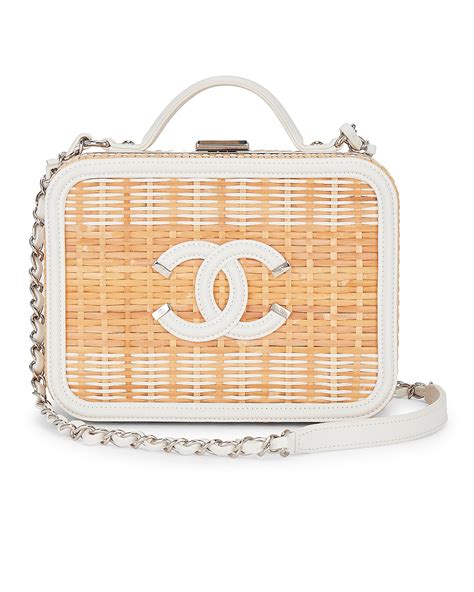 chanel rattan vanity